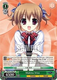 Makina Irisu - The Fruit of Grisaia - Weiss Schwarz card