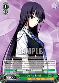 Yumiko Sakaki - The Fruit of Grisaia - Weiss Schwarz card