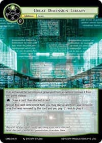 Great Dimension Library - Crimson Moon's Battleground - Force of Will card