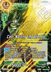 Cell, Waiting Impatiently - Wild Resurgence - Dragon Ball Super: Masters card