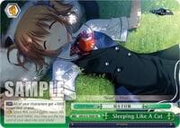 Sleeping Like A Cat - The Fruit of Grisaia - Weiss Schwarz card