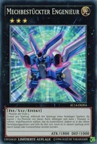 Mechquipped Angineer (German) - "Mechbestückter Engenieur" - Advent Calendar 2014 (Adventskalender ZEXAL-Edition) - YuGiOh card