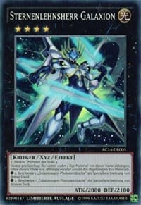 Starliege Lord Galaxion (German) - "Sternenlehnsherr Galaxion" - Advent Calendar 2014 (Adventskalender ZEXAL-Edition) - YuGiOh card