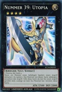 Number 39: Utopia (German) - "Nummer 39: Utopia" - Advent Calendar 2014 (Adventskalender ZEXAL-Edition) - YuGiOh card
