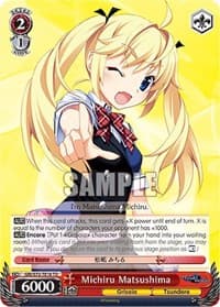 Michiru Matsushima - The Fruit of Grisaia - Weiss Schwarz card