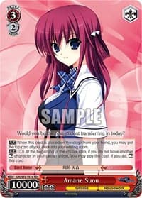Amane Suou - The Fruit of Grisaia - Weiss Schwarz card