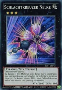Battlecruiser Dianthus (German) - Schlachtkreuzer Nelke" - Advent Calendar 2014 (Adventskalender ZEXAL-Edition) - YuGiOh card