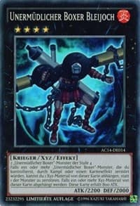 Battlin' Boxer Lead Yoke (German) - "Unermüdlicher Boxer Bleijoch" - Advent Calendar 2014 (Adventskalender ZEXAL-Edition) - YuGiOh card