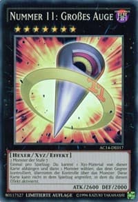 Number 11: Big Eye (German) - "Nummer 11: Großes Auge" - Advent Calendar 2014 (Adventskalender ZEXAL-Edition) - YuGiOh card
