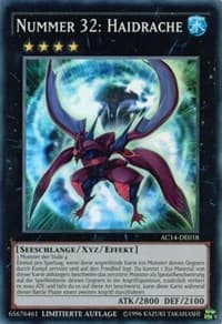 Number 32: Shark Drake (German) - "Nummer 32: Haidrache" - Advent Calendar 2014 (Adventskalender ZEXAL-Edition) - YuGiOh card