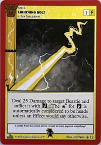 Lightning Bolt - Native: First Edition Release Event Deck - MetaZoo card