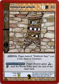 Sinkhole Sam Tapestry - Native: First Edition Release Event Deck - MetaZoo card