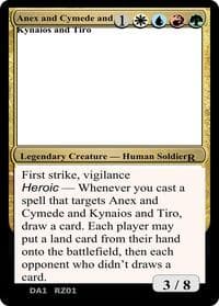 Anax and Cymede & Kynaios and Tiro - Un-Known Event Playtest Cards - Magic: The Gathering card