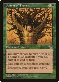 Armor of Thorns - Mirage - Magic: The Gathering card