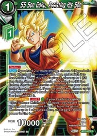SS Son Goku, Assisting His Son - Wild Resurgence - Dragon Ball Super: Masters card
