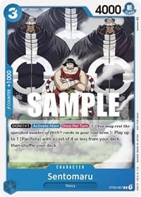 Sentomaru (Tournament Pack Vol. 3) [Participant] - One Piece Promotion Cards - One Piece Card Game card