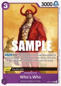 Who's.Who (Tournament Pack Vol. 3) [Participant] - One Piece Promotion Cards - One Piece Card Game card