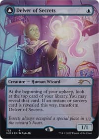 Delver of Secrets (722) - Secret Lair Drop Series - Magic: The Gathering card
