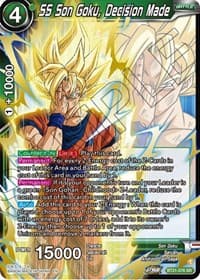 SS Son Goku, Decision Made - Wild Resurgence - Dragon Ball Super: Masters card