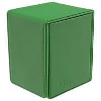 Vivid Alcove Flip Deck Box - Green - Ultra Pro Deck Boxes - Deck Boxes card