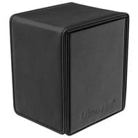 Vivid Alcove Flip Deck Box - Black - Ultra Pro Deck Boxes - Deck Boxes card