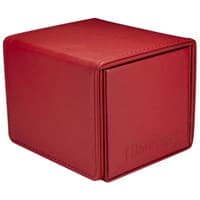 Vivid Alcove Edge Deck Box - Red - Ultra Pro Deck Boxes - Deck Boxes card