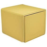 Vivid Alcove Edge Deck Box - Yellow - Ultra Pro Deck Boxes - Deck Boxes card