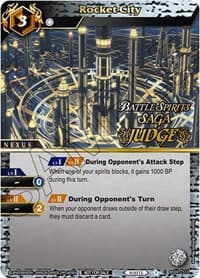 Rocket City (Judge Pack Vol. 1) - Battle Spirits Saga Promo Cards - Battle Spirits Saga card