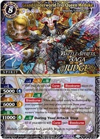 Grand Underworld Trio Queen Meduke (Judge Pack Vol. 1) - Battle Spirits Saga Promo Cards - Battle Spirits Saga card