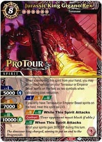 Jurassic King Gigano Rex (X Rare Special Pack Vol. 1) - Battle Spirits Saga Promo Cards - Battle Spirits Saga card