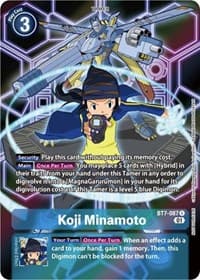 Koji Minamoto (D-Scanner Alternate Art) - Next Adventure - Digimon Card Game card