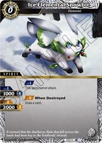 Ice Elemental Snowbit - Expansion Set 01: Elemental Spark - Battle Spirits Saga card