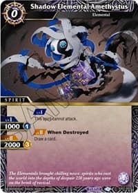 Shadow Elemental Amethystus - Expansion Set 01: Elemental Spark - Battle Spirits Saga card