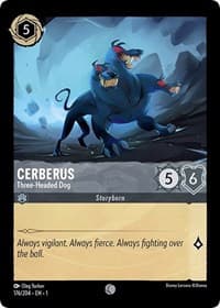 Cerberus - Three-Headed Dog - The First Chapter - Disney Lorcana card