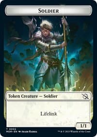 Soldier // Kraken Double-Sided Token - March of the Machine - Magic: The Gathering card