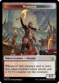 Warrior // Thopter Double-Sided Token - March of the Machine - Magic: The Gathering card