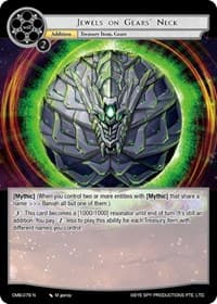 Jewels on Gears' Neck - Crimson Moon's Battleground - Force of Will card