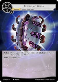 Cowrie of Gears - Crimson Moon's Battleground - Force of Will card