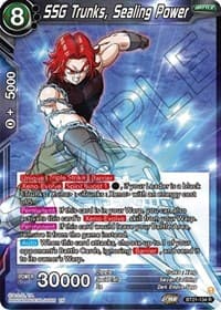 SSG Trunks, Sealing Power - Wild Resurgence - Dragon Ball Super: Masters card