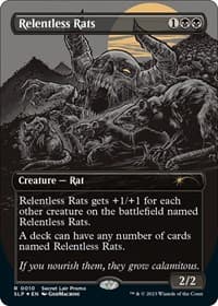 Relentless Rats (0010) - Secret Lair Showdown - Magic: The Gathering card
