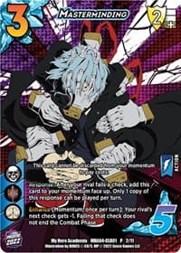 Masterminding (Class Reunion Limited Edition Collector's Pack) - UniVersus: My Hero Academia Promo Cards - UniVersus card