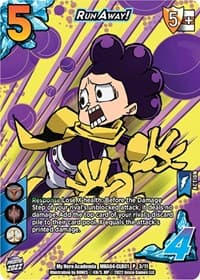 Run Away! (Class Reunion Limited Edition Collector's Pack) - UniVersus: My Hero Academia Promo Cards - UniVersus card