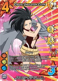 Create: Insulation Cloth (Class Reunion Limited Edition Collector's Pack) - UniVersus: My Hero Academia Promo Cards - UniVersus card