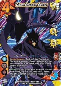 Dark Shadow Surge (Class Reunion Limited Edition Collector's Pack) - UniVersus: My Hero Academia Promo Cards - UniVersus card