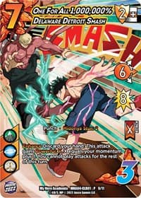 One For All 1,000,000% Delaware Detroit Smash (Class Reunion Limited Edition Collector's Pack) - UniVersus: My Hero Academia Promo Cards - UniVersus card