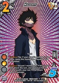 Haughty (Class Reunion Limited Edition Collector's Pack) - UniVersus: My Hero Academia Promo Cards - UniVersus card