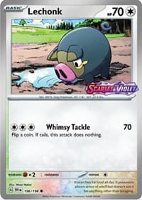 Lechonk - 156/198 (Best Buy Exclusive) - Miscellaneous Cards & Products - Pokemon card