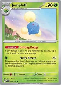 Jumpluff - SV02: Paldea Evolved - Pokemon card