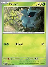 Pineco - SV02: Paldea Evolved - Pokemon card