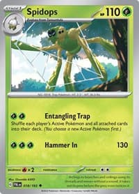 Spidops - SV02: Paldea Evolved - Pokemon card